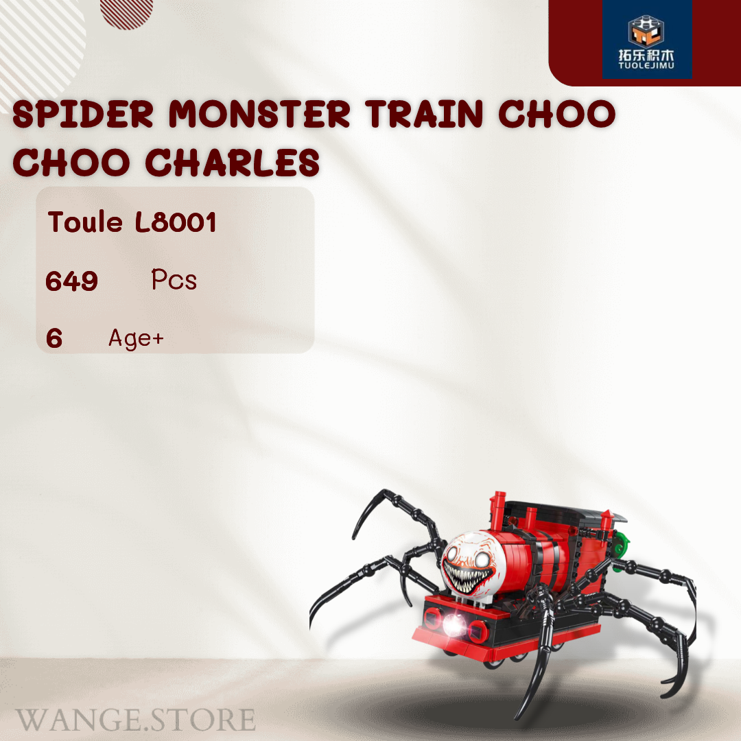 TUOLE Movies and Games L8001 Spider Monster Train Choo Choo Charles